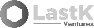 Logo for LastK Ventures featuring a hexagon icon to the left and the words "LastK Ventures" in grey text.
