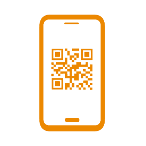 A QR Code is automatically sent for contactless collection