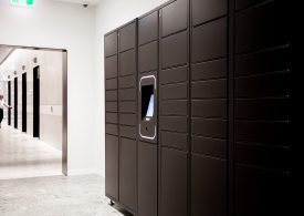 Groundfloor parcel lockers for commercial property