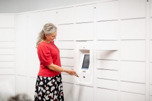 parcel lockers commercial buildings sustainable