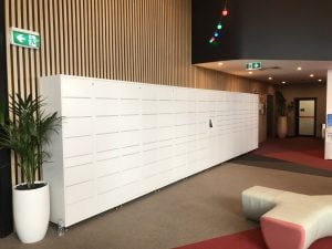 Smart parcel lockers for student accommodation Unilodge