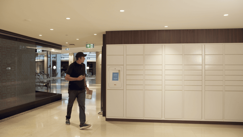 parcel lockers for commercial buildings direct courier delivery