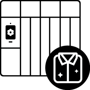 Dry-cleaning locker icon