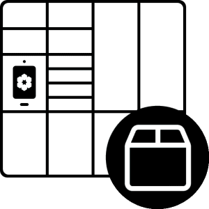 parcel locker icon